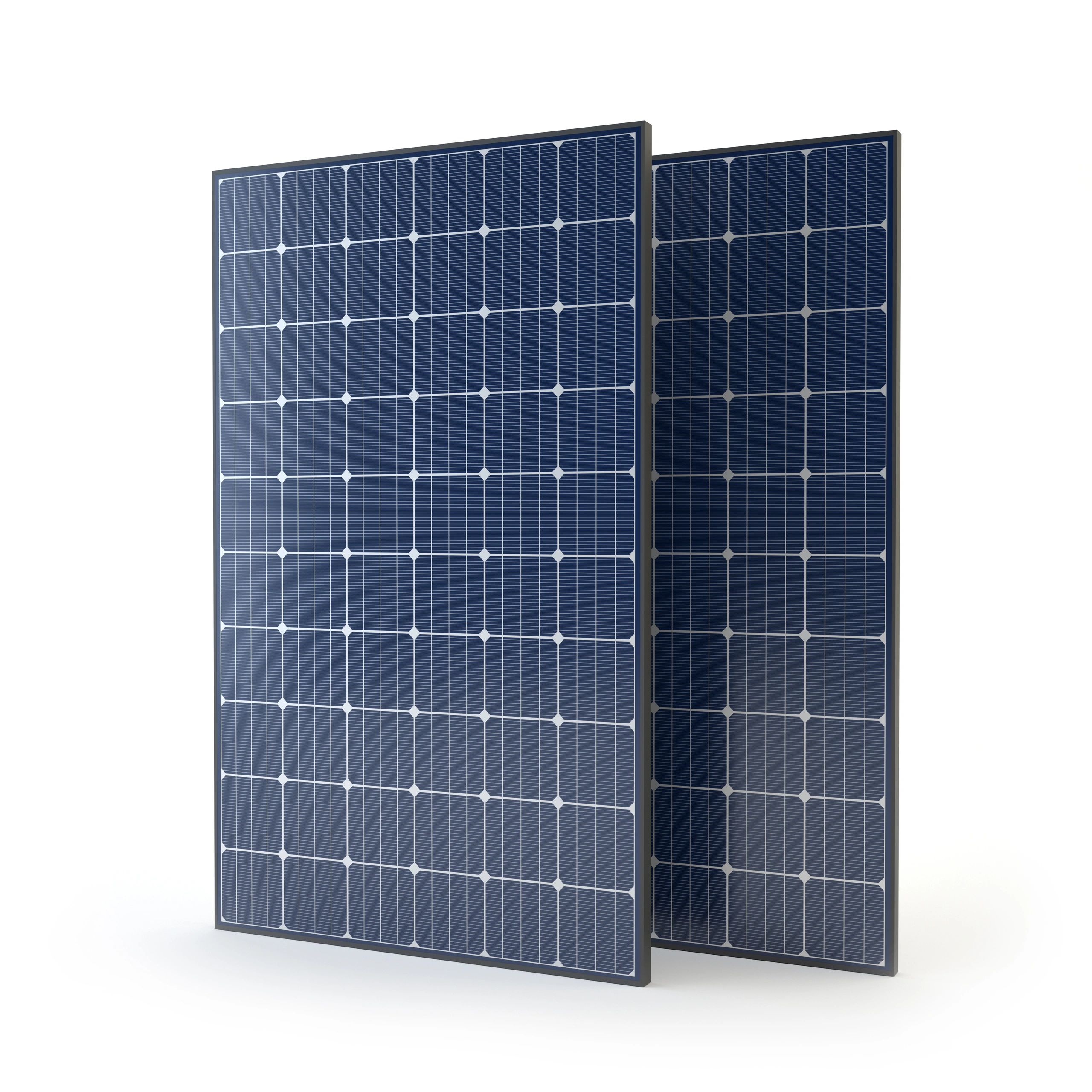 Solar panels illustration representing complete solar kits